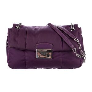 Prada Bomber Sound Lock Chain Flap shoulder bag